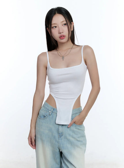 cami-bodysuit-top-cu526 / White