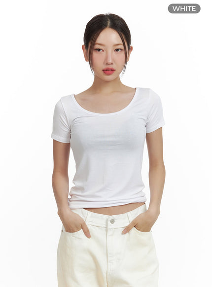 round-neck-solid-tee-cu420 / White