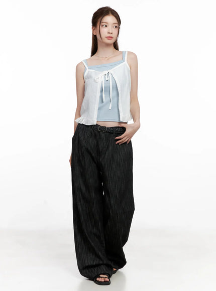 frill-ribbon-bustier-tank-cl523