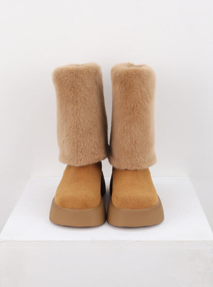 suede-faux-fur-midi-boots-cn315