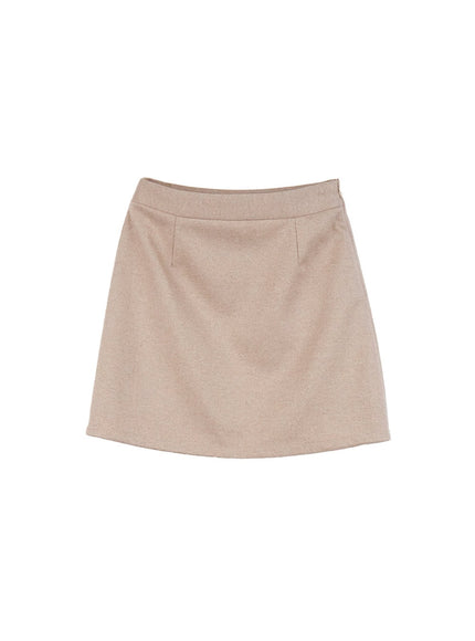 classic-a-line-mini-skirt-cj515 / Beige