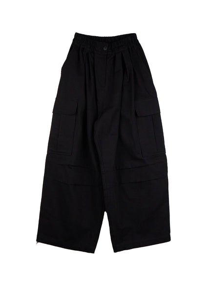 cargo-chic-cotton-pants-cd410 / Black