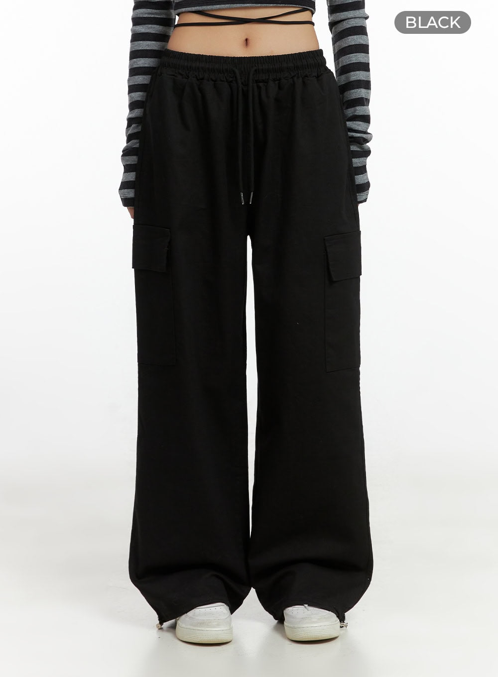 Wide Leg Cargo Pants CO414