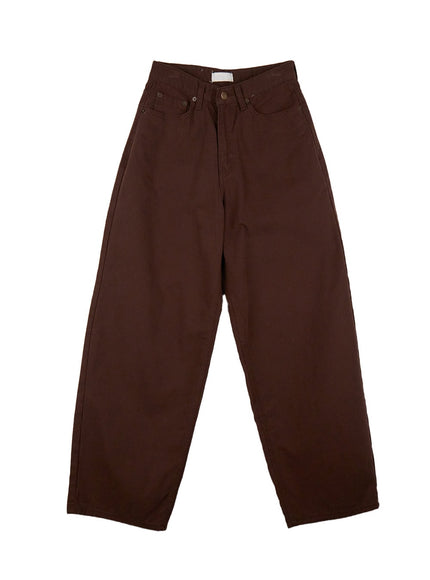 cozy-comfort-wide-leg-pants-cj502 / Brown