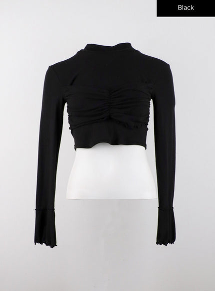 turtleneck-rib-knit-long-sleeve-crop-top-cd328