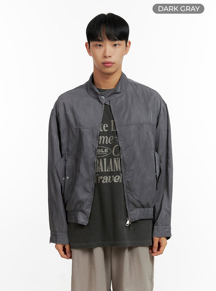 mens-classic-aviator-jacket-cl429 / Dark gray