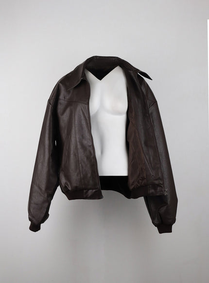 zip-up-faux-leather-bomber-jacket-ij403