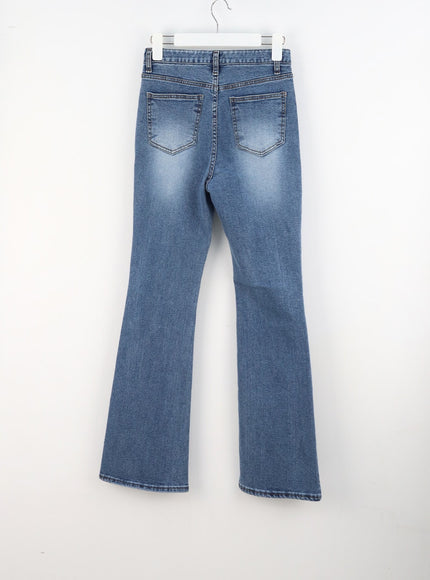 Slim Fit Bootcut Jeans CY303