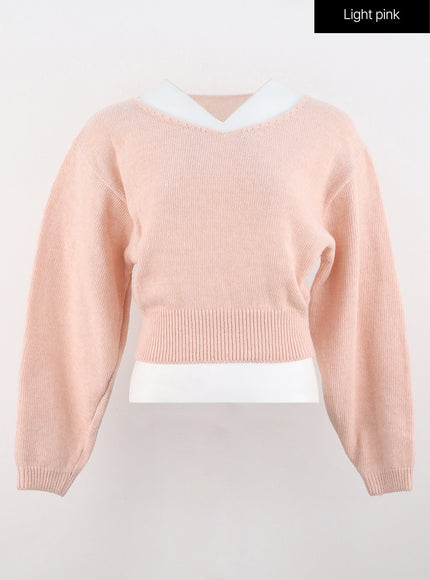 v-neck-puff-sleeve-sweater-os302