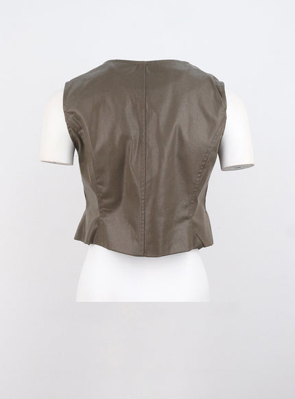 faux-leather-buttoned-vest-is306