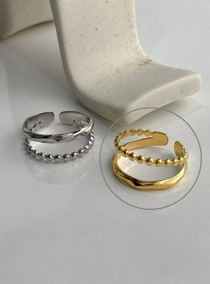 darwin-parallel-line-ring-ia524 / Gold