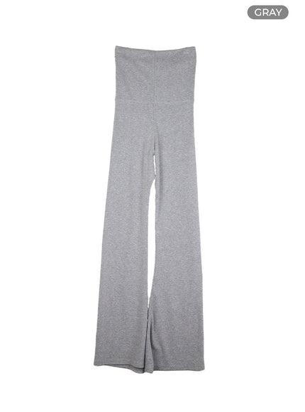 activewear-bootcut-wrap-leggings-cy423 / Gray