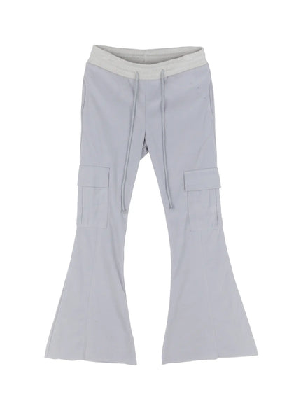 cargo-bootcut-sweatpants-cd509 / Gray