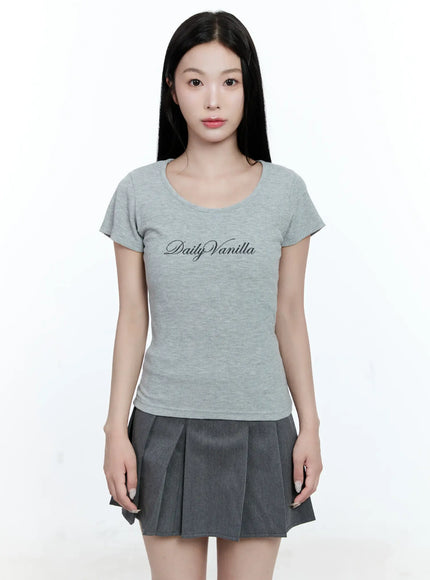 ribbed-vanilla-graphic-tee-cg511 / Gray