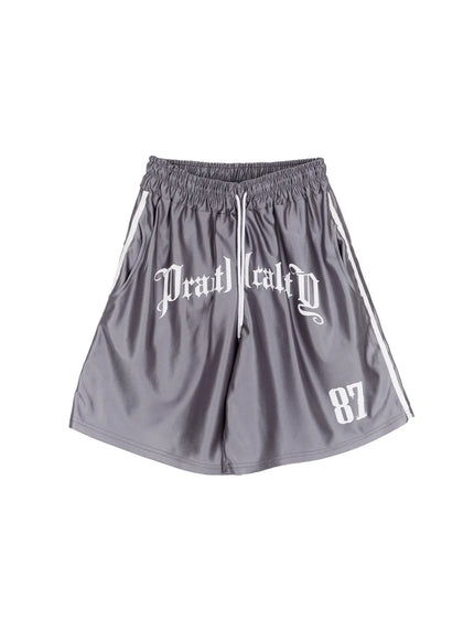 oversized-graphic-bermuda-shorts-ca508 / Gray