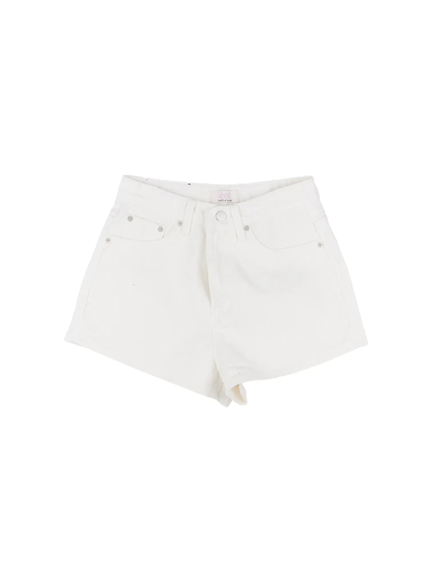 essential-high-waist-cotton-shorts-cl501 / White