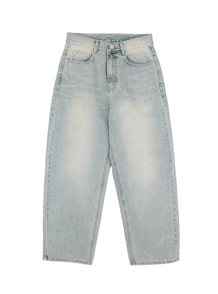 sol-vintage-washed-baggy-jeans-cf512 / Light blue