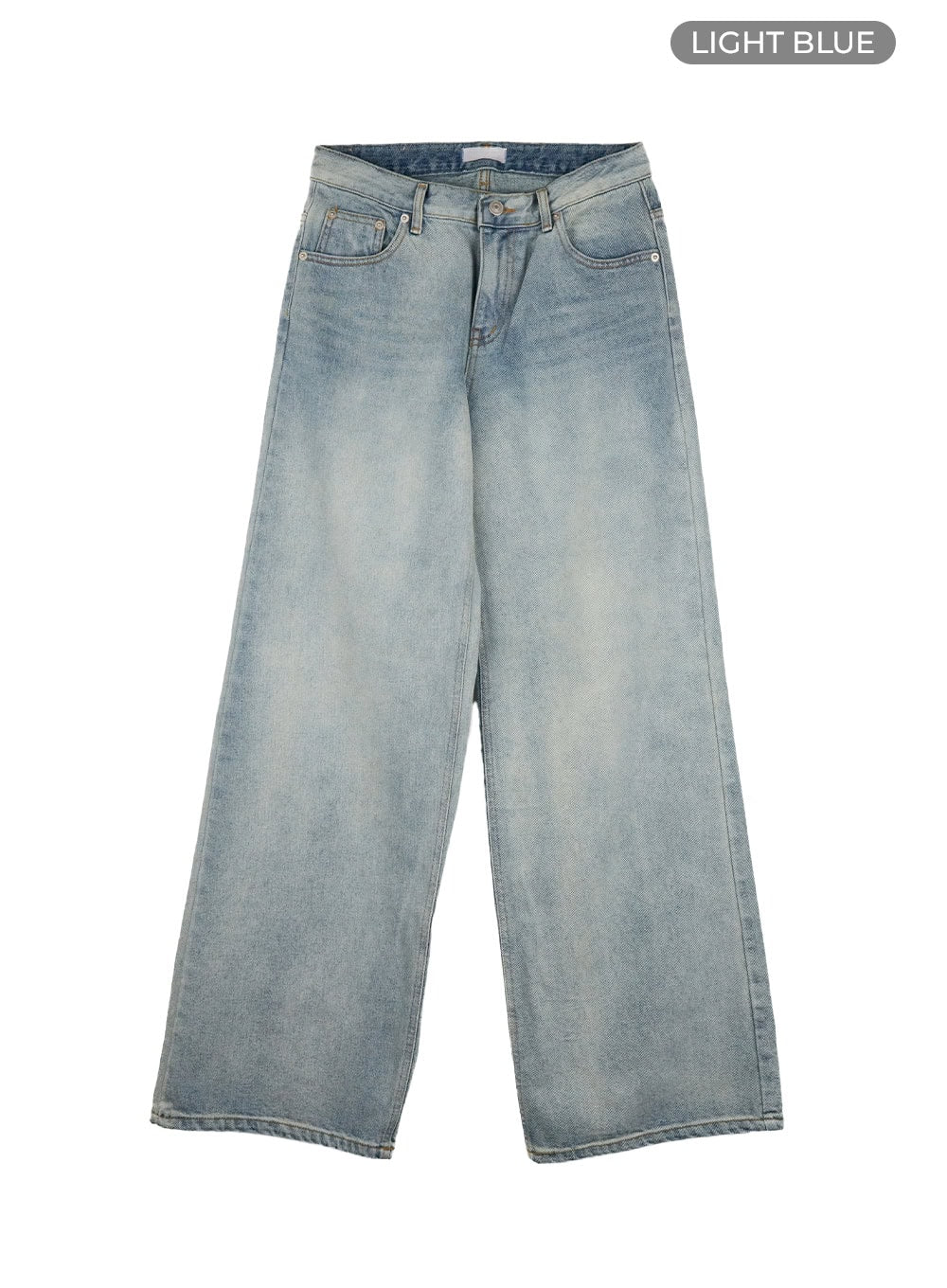 Low Rise Baggy Jeans CU410 in Light blue, size L