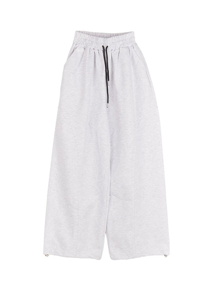 unisex-relaxed-fit-oversized-sweatpants-cm519 / Light gray