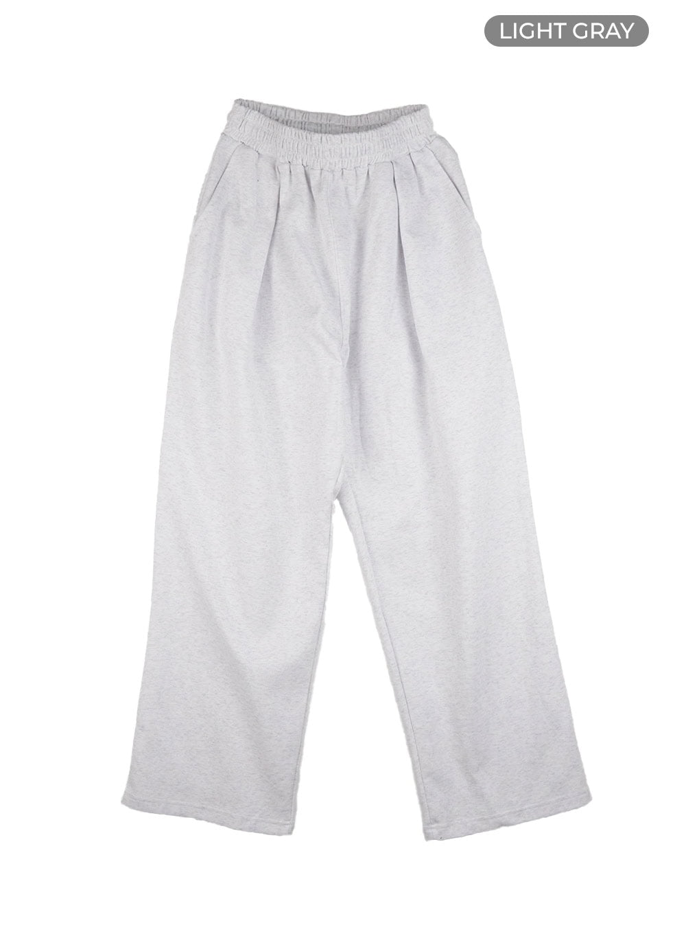 pintuck-sweatpants-cg408 / Light gray