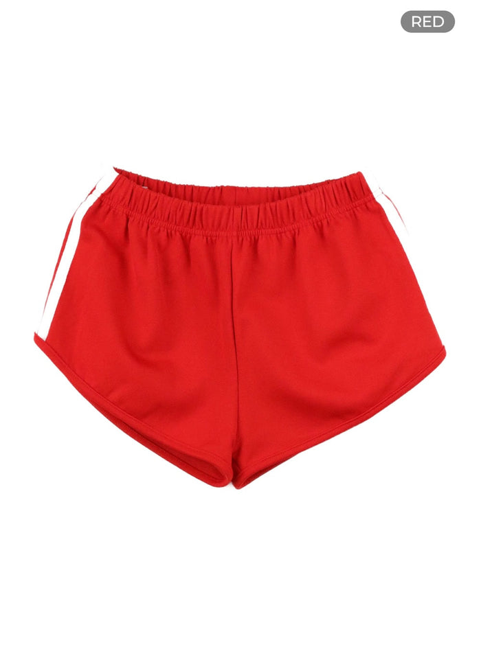 striped-shorts-cy408 / Red