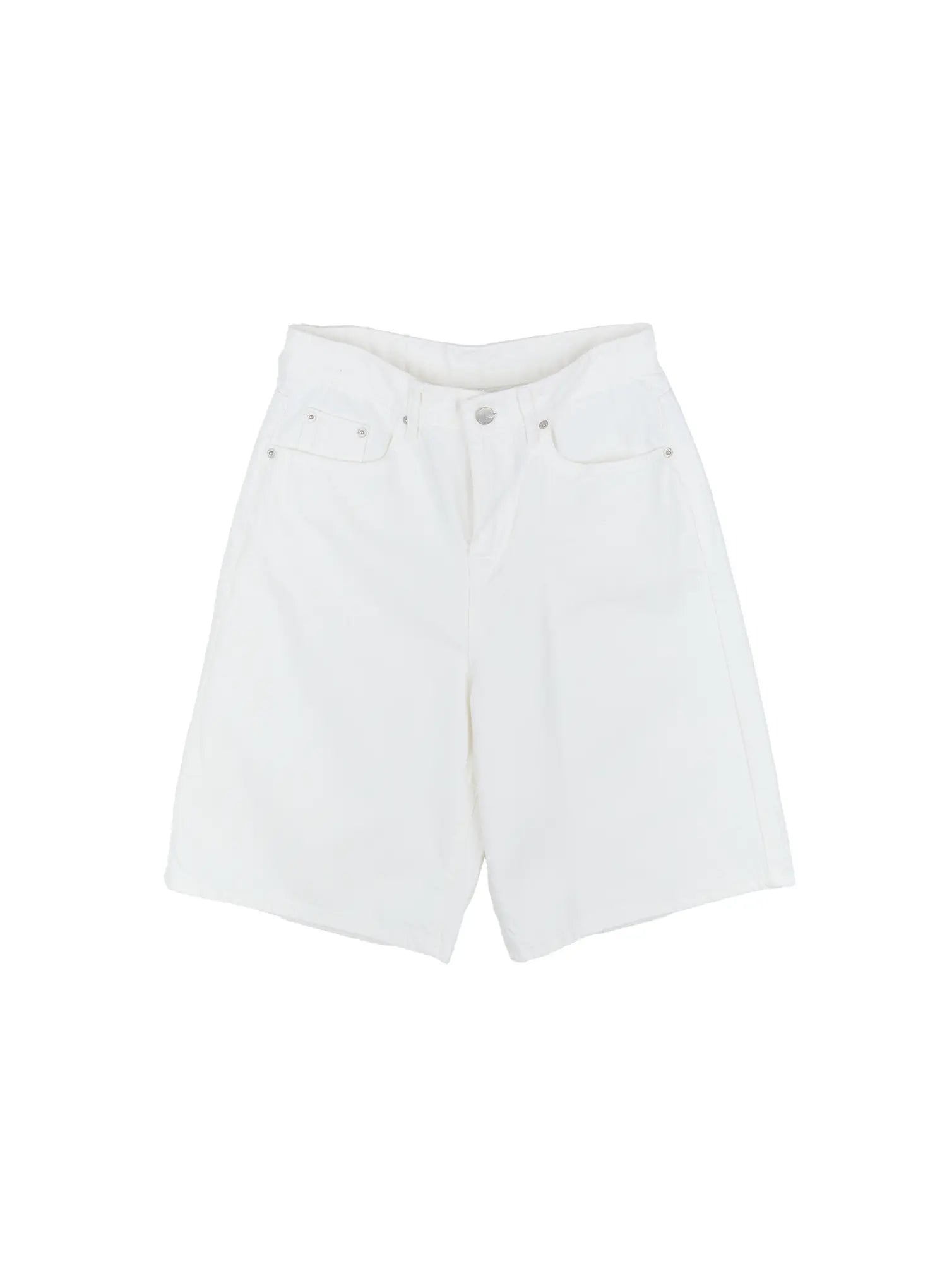 wide-leg-bermuda-shorts-cg501 / White