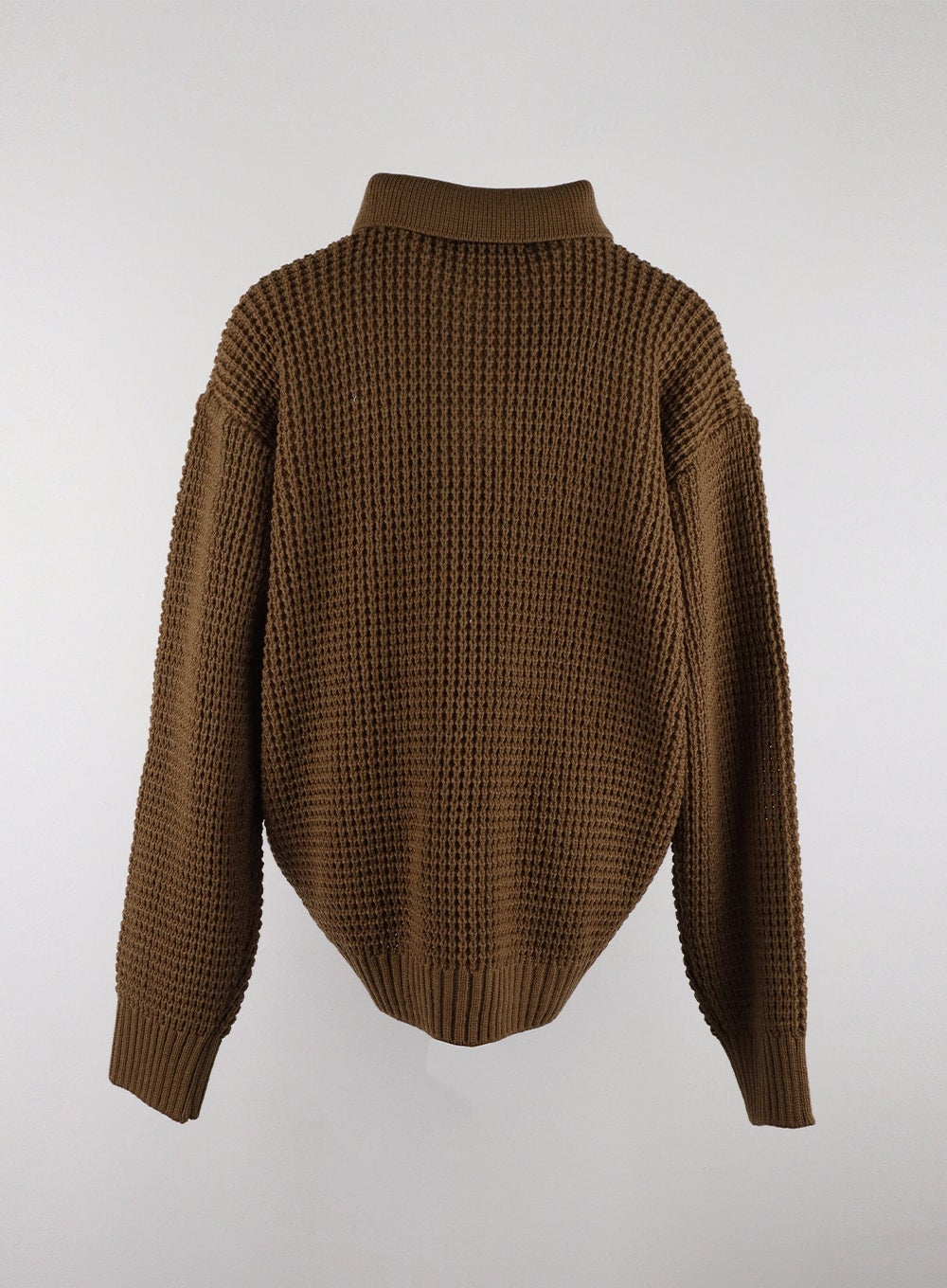 Bdg Max Oversized Waffle Knit Sweater In Neutral Multi