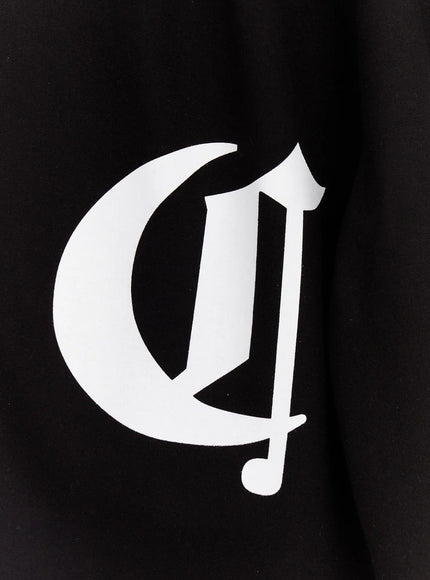 gothic-lettering-oversized-shorts-ca506