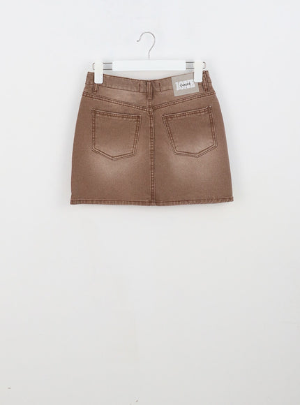 High Waist Mini Skirt OY303