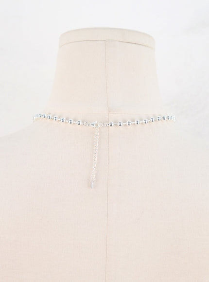 elegant-silver-beaded-choker-co318