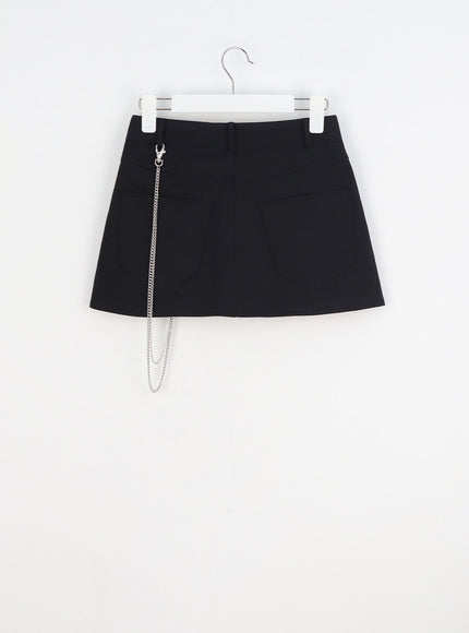 Chain Mini Skirt CY311