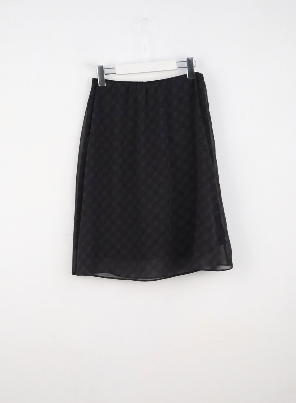 Renly Plaid Midi Skirt