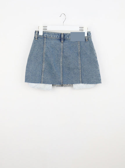 ripped-hem-denim-mini-skirt-cu326