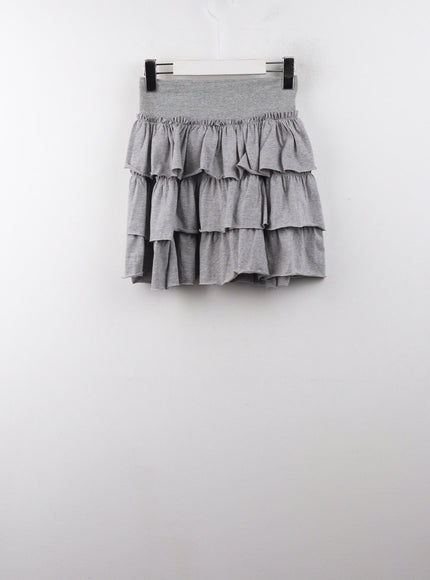 layered-frill-mini-skirt-cd329