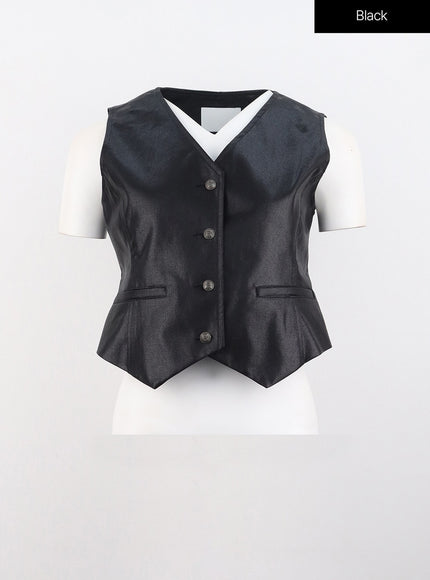 faux-leather-buttoned-vest-is306