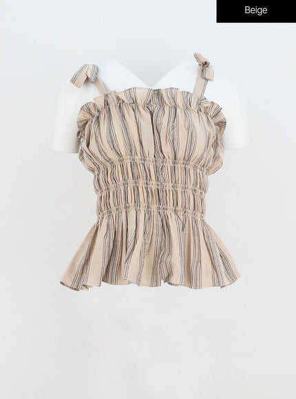 stripe-frill-top-oy326