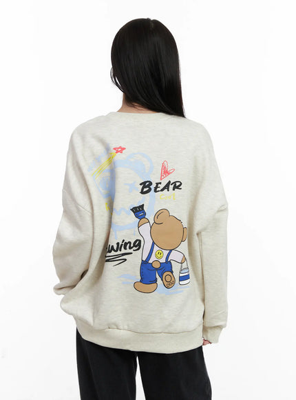 bear-graphic-oversized-sweatshirt-cn527