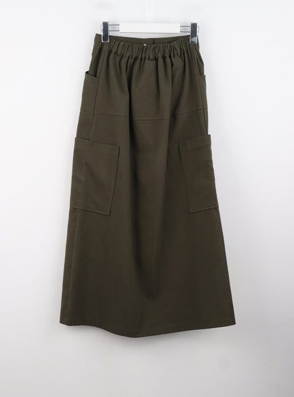 cargo-slit-maxi-skirt-cs305