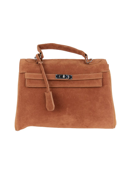 3-way-suede-crossbody-bag-co521 / Beige