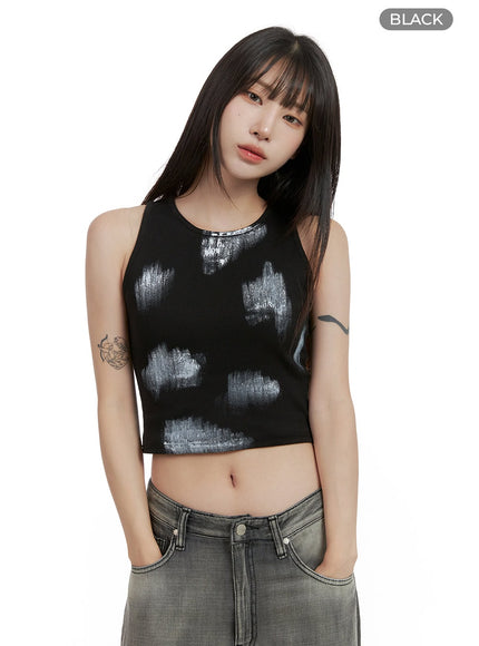 graphic-bliss-tank-top-cl425 / Black