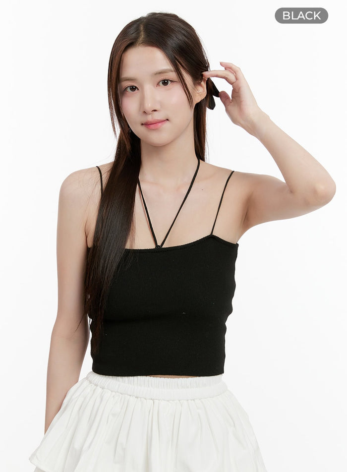 multi-strap-cami-top-og428 / Black