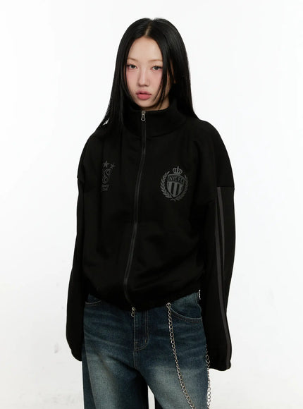 Oversized Fleece Track Jacket CN505