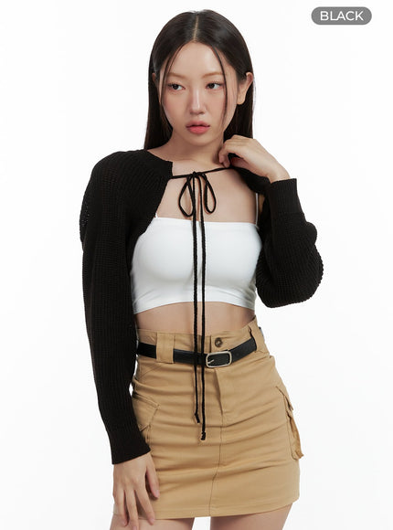 strap-mesh-bolero-ol401 / Black