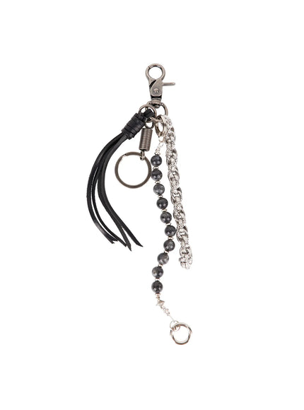 triple-layered-keychain-cy519 / Black