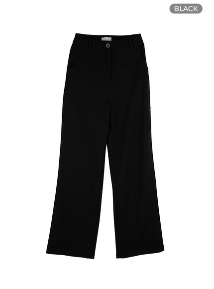 high-waisted-tailored-pants-og419 / Black