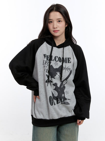 graphic-hooded-sweatshirt-on418 / Black