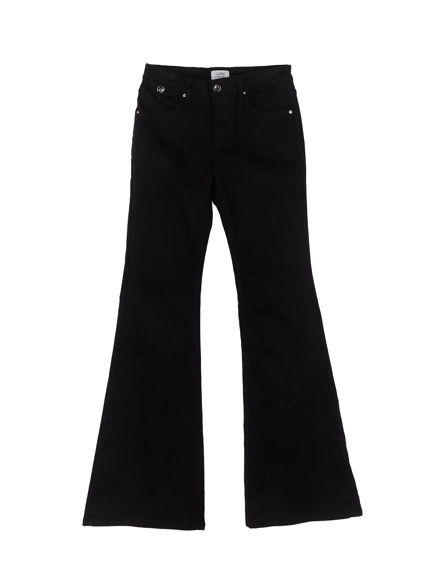 Addie Chic Flared Jeans CG522 in Black, size L