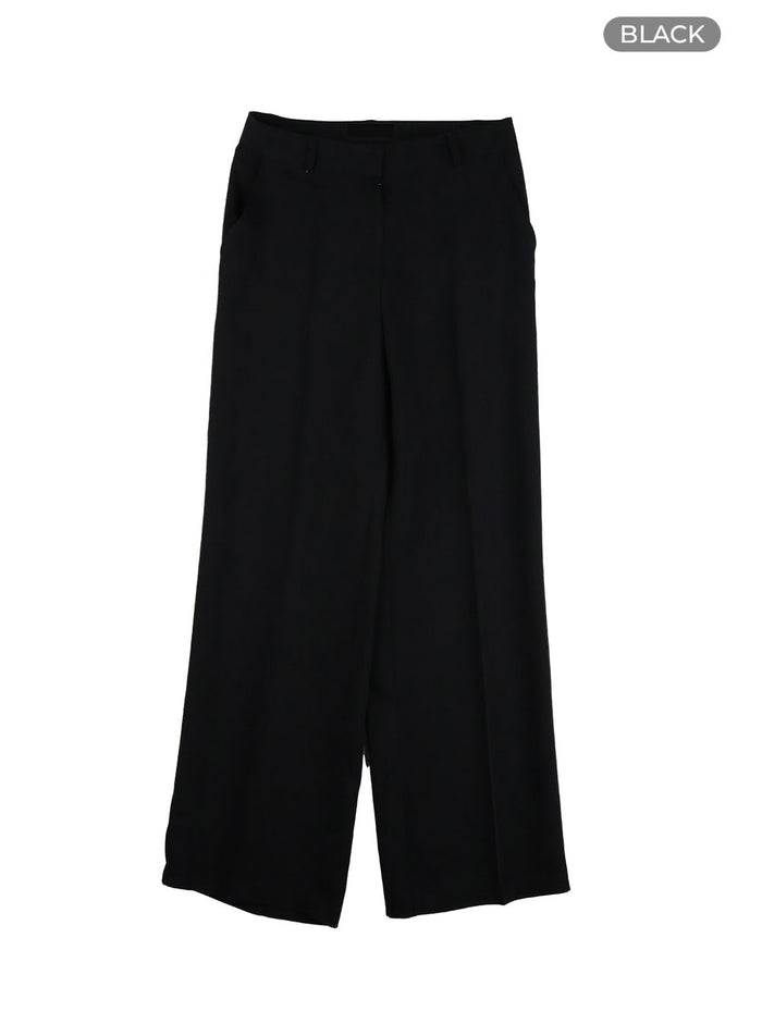 loose-fit-trousers-oy417 / Black