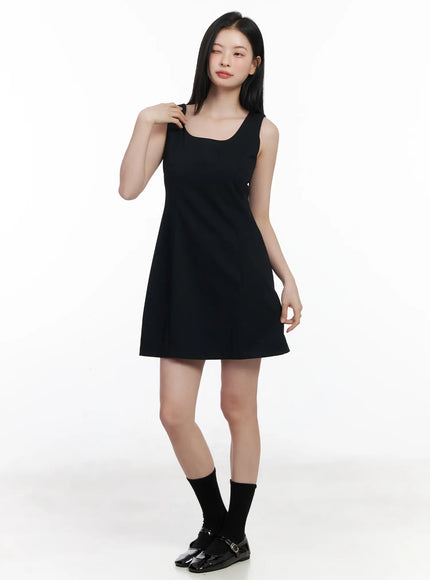 Elegant A-Line Mini Dress CJ519 - Feminine style | LEWKIN Elegant A-Line Mini Dress CJ519 - Feminine style | LEWKIN