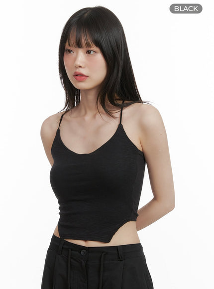 solid-cami-top-with-pads-cy414 / Black